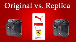 Puma Ferrari Portable Bag Original vs. Replica_Как отличить подделку от оригинала?
