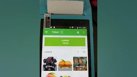 BILLING MACHINE ANDROID TOUCH POS + PRINTER ATTACHED  + RECHARGEABLE  Contact : +91 96 3382 96 96