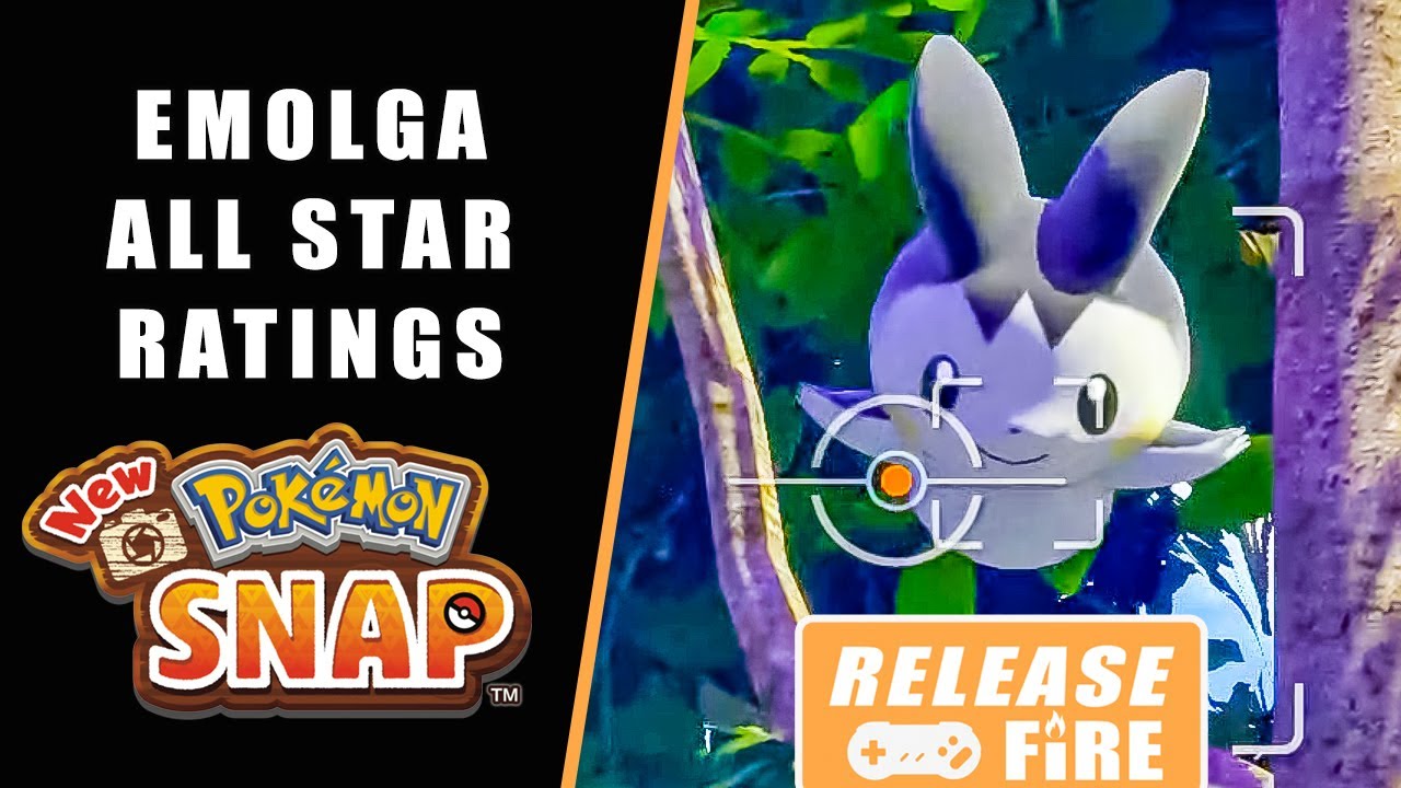 New Pokémon Snap Emolga All Star Ratings - Emolga 3 star and 4 star rating photographs