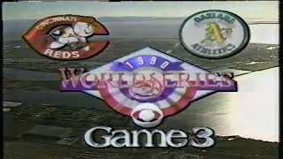 1990 World Series Game #3: Reds at A's