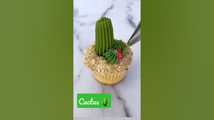 Decoración de  cupcake  CACTUS 🌵🧁