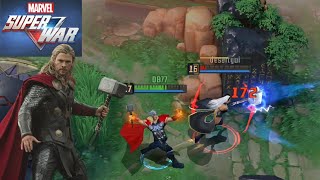 Thor Gameplay | MOBA Marvel Super War (CBT) by NetEase Games screenshot 1