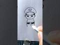 Easy Policeman Drawing 