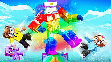 We Became TRANSFORMERS On One OP Block!