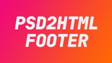 Hướng dẫn cắt psd sang html toàn tập phần 4 - Block Footer