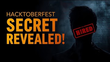 [Must watch] Hacktoberfest SECRET REVEALED! | Complete Guide