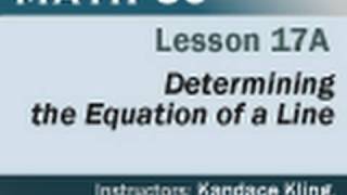 Math 60 - Lesson 17a