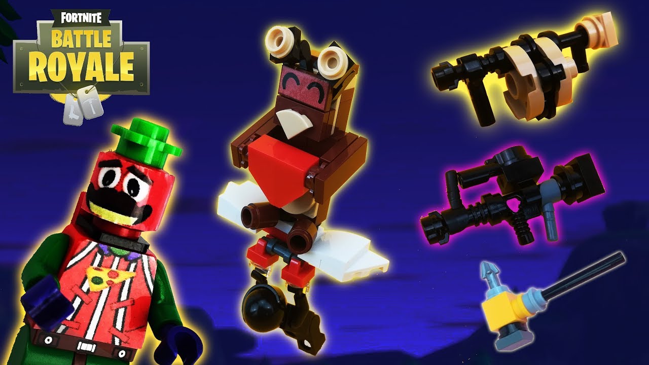 Lego Fortnite (Tomatohead, Grenade Launcher, Burst Assault Rifle