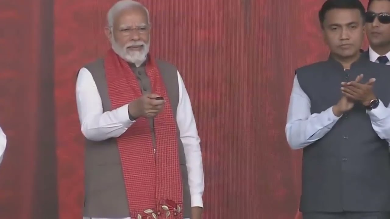 PM Modi Inaugurates Projects Worth Over Rs 1330 Crore In Goa