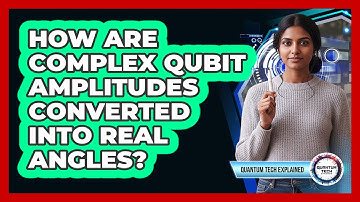 How Are Complex Qubit Amplitudes Converted Into Real Angles?