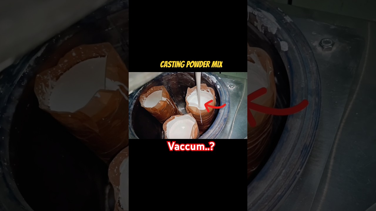 jewellery casting powder mix | How to mix plaster with water |wax tree casting process 