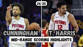 Cade Cunningham & Tobias Harris - 2425 Mid-Range Scoring Highlights