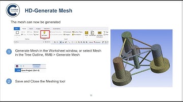 AQWA tutorial---Semi-sub platform simulation (HR part)