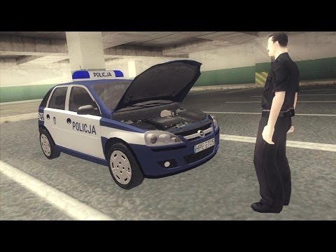 Opel Corsa C Policja