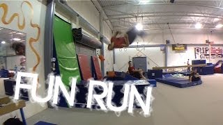 Fun Run | Barani to Down Monkey Wall Flip Recover Roll to Sideflip