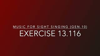 Exercise 13.116 - Music for Sight Singing