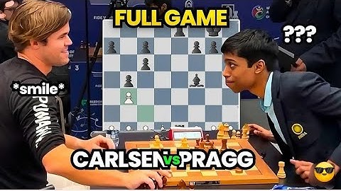 What did Praggnanandhaa tell Magnus? Carlsen vs Pragg | Full Game | FIDE World Rapid 2023