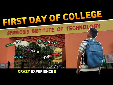 First Day Of My COLLEGE In OFFLINE Mode | Symbiosis Institute Of Technology | Pune