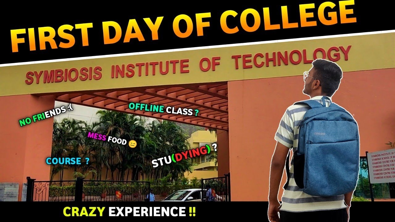 First Day Of My COLLEGE In OFFLINE Mode | Symbiosis Institute Of Technology | Pune