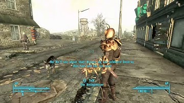 Fallout 3: Mechanist vs Antagonizer initial dialogue and fight [Superhuman gambit quest]