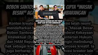 Download Lagu BOBON SANTOSO RESMIKAN HAKCIPTA “MASAK BESAR” AGAR TAK DITIRU SEMBARANGAN #fbpro #shorts #fyp #bobon MP3
