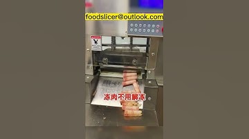 Frozen beef and mutton slicer and roll machine, economical, efficient and durable.