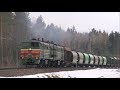Тепловоз 2ТЭ10М-3546 с грузовым поездом / Diesel locomotive 2TE10M-3546 with a freight train