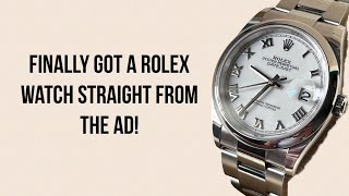 My First AD Issued Rolex! The Datejust 36 Reference 126200