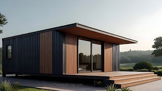 MINIMALIST Off Grid Living in a 2-Bedroom Shipping Container House