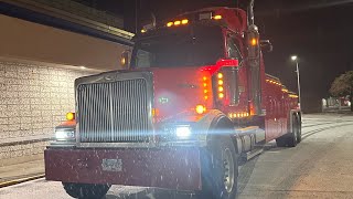 Nights out on the Coq ❄ ⛄ Excuse the language  #snowdays #canada #bc #towtruck #heavyrecovery