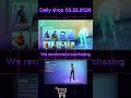 Sunday, March 03.22.2026 Fortnite item shop 🛒. #fortnite #shop #daily #fortnitedaily