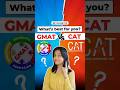 No Confusion in choosing between CAT and GMAT 🙌🏻 Contact us to know more! 🎓 #education #cat #gmat