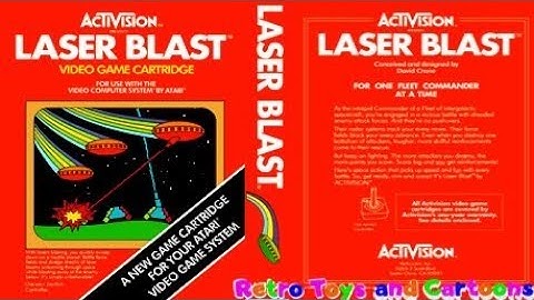 Laser Blast Activision Commercial Retro Toys and Cartoons