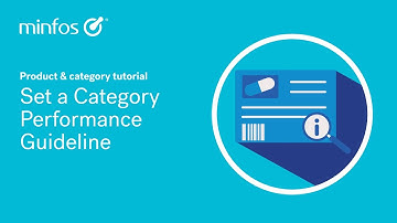 Set Category Performance Guidelines in Minfos