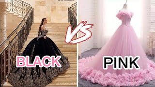 💘🖤Escolher cores - Qual cor lhe agrada Preto ou Rosa? 🖤💘