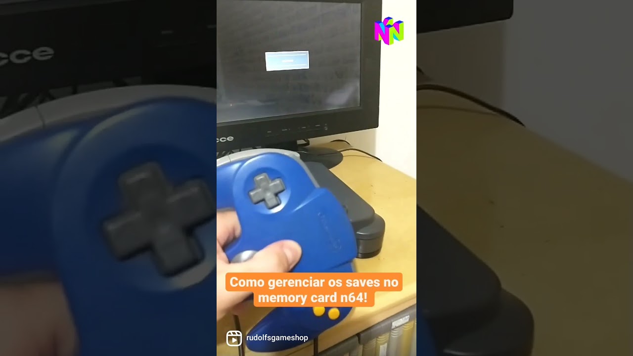 Como gerenciar o save de memory card N64