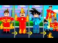 CONSEGUI NOVOS PODERES E BATALHEI NO ROBLOX!! (Power Tycoon)