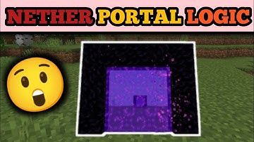 Nether Portal Logic #shorts #minecraft