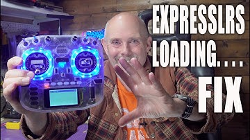 How to fix a RadioMaster/EdgeTX ExpressLRS LUA script that gets stuck saying Loading.....