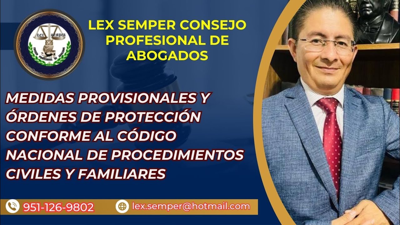 MEDIDAS PROVISIONALES Y ÓRDENES DE PROTECCIÓN CONFORME AL NUEVO CNPCyF