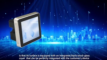 480x480 Square IPS TFT 4 Inch All in Black Effact Lcd Touch Screen