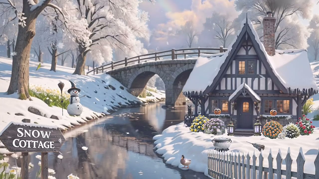 The Snow Witch Cottage Ambience ❄️