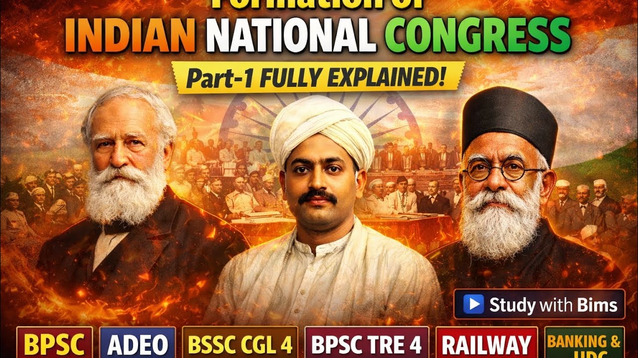 INC Formation 1885 Explained Part 2 | Most Important for BPSC, BSSC CGL 4, AEDO , BPSC TRE 4