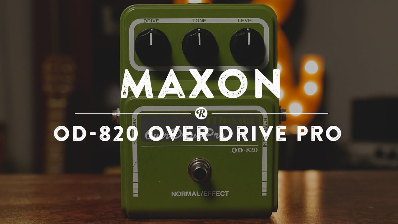 Maxon OD - 820 Over Drive Pro | Reverb Demo Video