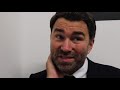 'WE WILL SEE WHO IS S******* THEMSELVES' - EDDIE HEARN REACTS TO TYSON FURY SAYING 'AJ S*** HIMSELF'