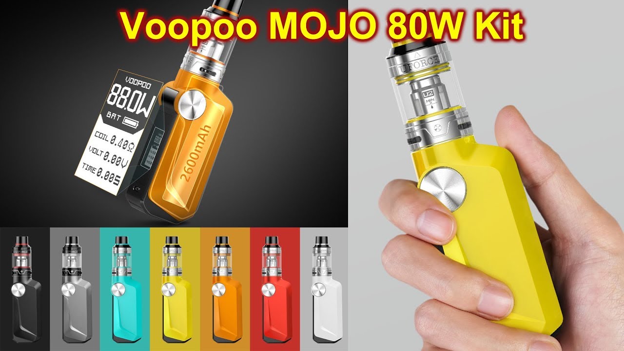 Voopoo MOJO 88W Kit with Uforce Subtank | 2600mAh | 2A quick charge