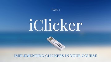 iClicker part 1 - Getting Started
