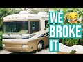 RV NEWBIE MISTAKES 😂 First Week of our USA RV Trip 🚌 | American Roadtrip 001