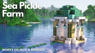 SEA PICKLE FARM | Minecraft Tutorial | Java & Bedrock [1.20+]