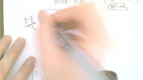 Momentum-Impulse Theorem - Calculus Extension - SPH4U